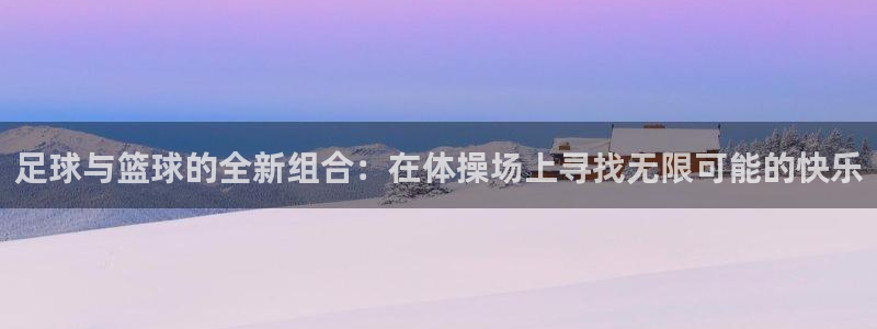 J9官网下载招商电话号码是多少啊:足球与篮球的全新组合:在体